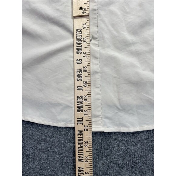 LL Bean Shirt Mens Large Khaki No Fly Zone Vented Roll Tab Sleeve Gorpcore Lg - Picture 9 of 16